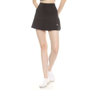 Flexzone Wanita Rok Olahraga Tenis Gym FHS-516 Lari Jogging Tennis Skirt XL Hitam