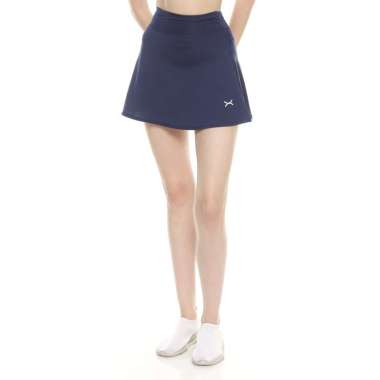 Flexzone Wanita Rok Olahraga Tenis Gym FHS-516 Lari Jogging Tennis Skirt M Navy