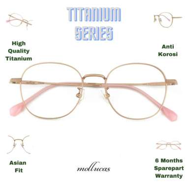 Mollucas - Mollucas Cilacap CK846 C1 Gold - Frame Kacamata -Pria/Wanita - Minus/Silinder/Plus