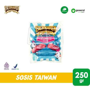 Sosis Ayam Madu Taiwan Sausage BERNARDI Lapchiong Halal 250g (KHUSUS INSTANT)