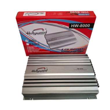 Power amplifier 4 channel hollywood hw-8000