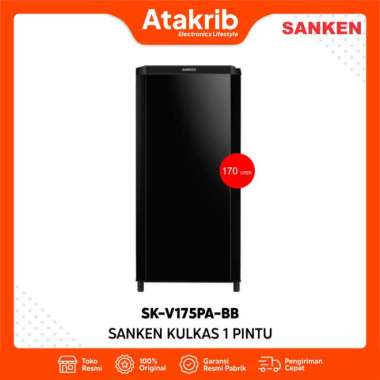 SANKEN KULKAS 1 PINTU SK-V175PA-BB 170 Liter