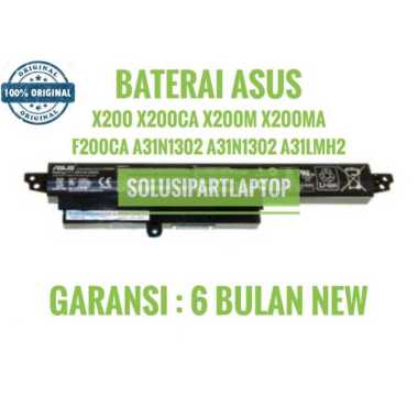 Batre Laptop Asus X200MA X200CA X200LA X200 X200M X200L X200C ORI