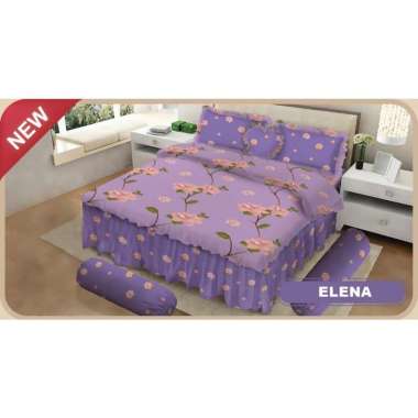 Bonita Bed Cover Set Sprei Rumbai King Size 180X200 cm Elena