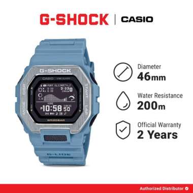 G-Shock G-Lide GBX-100-2ADR Jam Tangan Pria Digital Dial Tosca Resin Band
