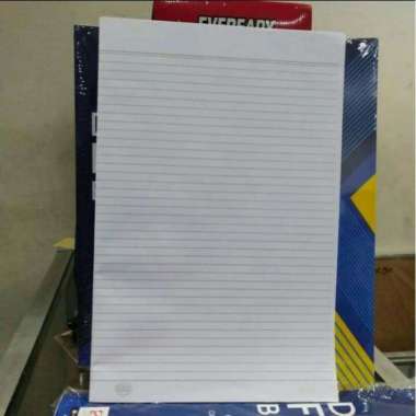 Ecer Kertas Double Folio Garis Bergaris Sinar Dunia