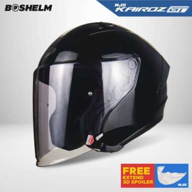 Helm NJS KAIROZ GT SOLID Helm Half Face SNI XXL VISTA WHITE