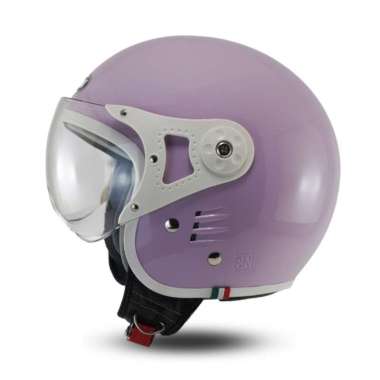 Helm Vespa Pilot Italy Wanita Hijab SNI Terbaru M PASTEL PINK