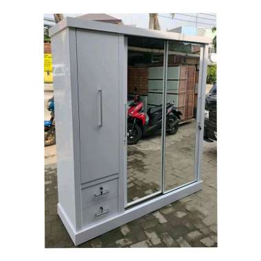 Lemari pakaian jumbo sliding hijab / Lemari baju jumbo sliding PVC