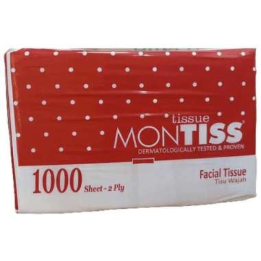 Montiss Facial Tissue 1000 Sheets / MONTISS 1000 Sheets Facial Tissue