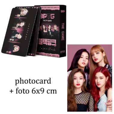 photocard BLACKPINK THE GAME BPTG 2 sisi 55pcs agk115 photocard + foto 2r