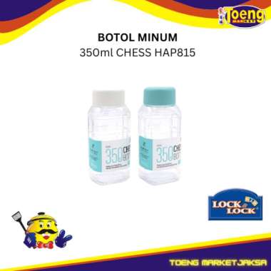 BOTOL MINUM / WATER BOTTLE 350ml CHESS HAP815 LOCK & LOCK biru