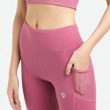 Bevera - Legging Olahraga Wanita LISA 3/4 - - PART 1 - M - XXL XL LOVE PINK