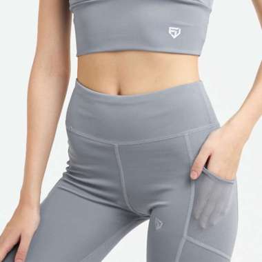 Bevera - Legging Olahraga Wanita LISA 3/4 - - PART 1 - M - XXL M FOR GREY