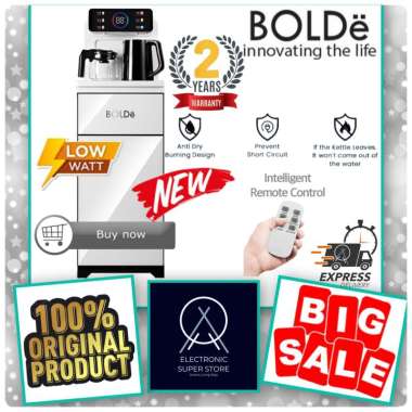 BOLDE SMART FOUNTAIN CAPPUCINO DISPENSER DISPLAY TOUCHSCREEN GALON BAWAH DISPENSER BOLDE DF-C280TS D