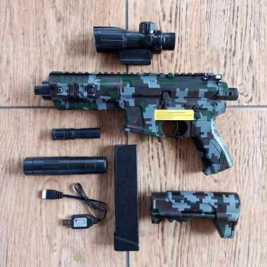 Mainan Elektrik LPEG Biji Plastik ARP9 RamboZ Mainan Plastik Digital Blue