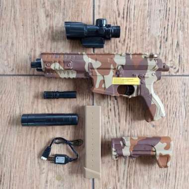 Mainan Elektrik LPEG Biji Plastik ARP9 RamboZ Mainan Plastik Digital Tan