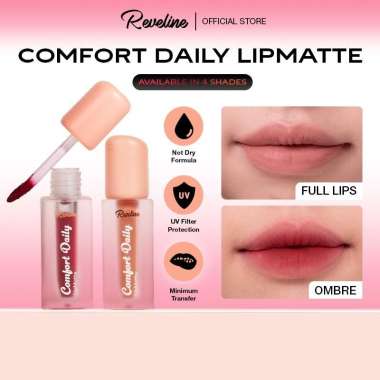 REVELINE Comfort Daily Lip Matte 2.5G | LipCream Matte | Lip Cream | Lipstick Cair Deep Pink