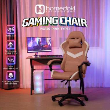 Homedoki Kursi Gaming / Kursi Komputer / Kursi Kantor / Kursi Santai / Kursi Kantor Nyaman / Kursi E