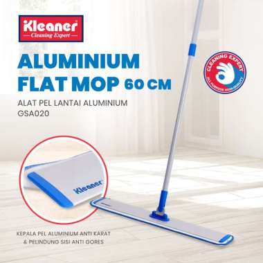 Kleaner Alat Pel 60 Cm Aluminium Flat Mop Pembersih Lantai GSA020