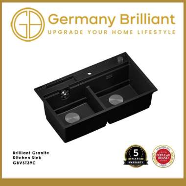 Germany Brilliant Kitchen Sink Bak Cuci Piring GBVST39C