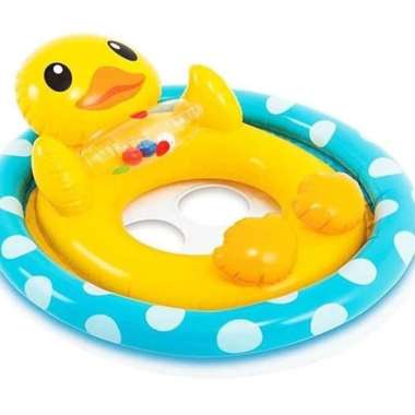 INTEX 59570 Pelampung Renang anak See Me Sit Pool Riders Ban Karakter Lucu PINGUIN