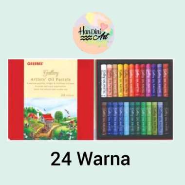 Greebel Gallery Artist Oil Pastels 12 Warna 24warna Krayon Lunak Menghias Gambar Teknik Kerik Perala