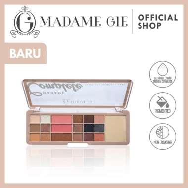 (MURAH) Madame Gie Madame Complete Make Up Kit - MakeUp Face Pallete 01 Naked