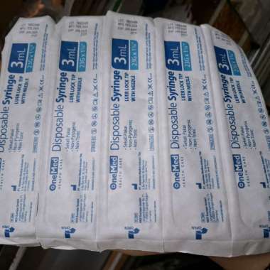 Ready Spuit 3cc per satuan pack