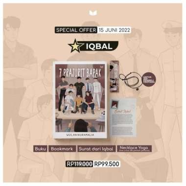 [ Ready Stok ] Novel 7 Prajurit Bapak - Wulan Nurmalia