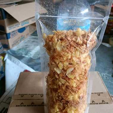 kripik kentang bawang ebi 250gr homemade
