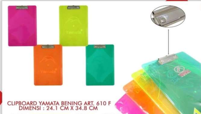 Papan jalan clipboard Yamata plastik 610F (Satuan)