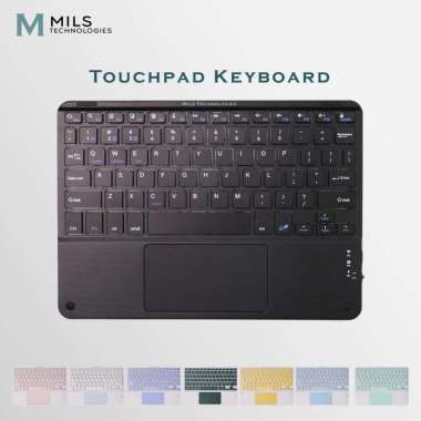 Mils Technologies Touchpad Bluetooth Keyboard 7/10/12 inch 12inch White