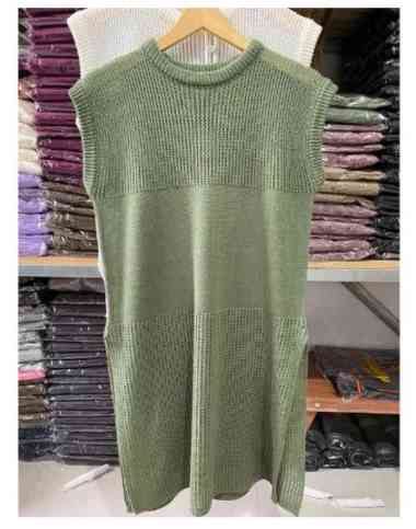RUBY TUNIK JARING RAJUT / RUBI TUNIK RAJUT BELAH SAMPING - Hitam Mint
