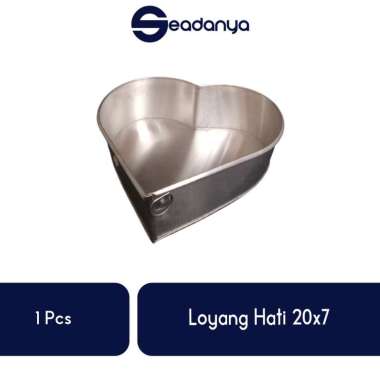 Loyang Hati 20x7-Loyang Hati/Loyang Bentuk Hati/Loyang Hati/Loyang Ukuran 20x7/Loyang Hati Terlaris/