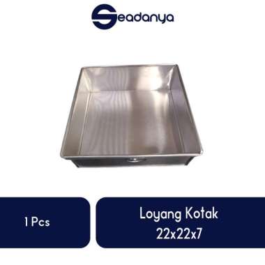 Loyang Kotak 22x22x7-Loyang /Loyang Terbaru/Loyang/Loyang Ukuran 22x22x7/Loyang Terlaris/Loyang Term