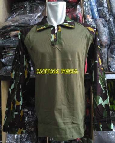 Kaos Kerah Loreng Pelopor Riptop - Kaos Kerah Pria Tangan Panjang XL