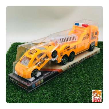 Mainan Mobil Truk Derek Mobil Mobilan Polisi Truk Derek Mika