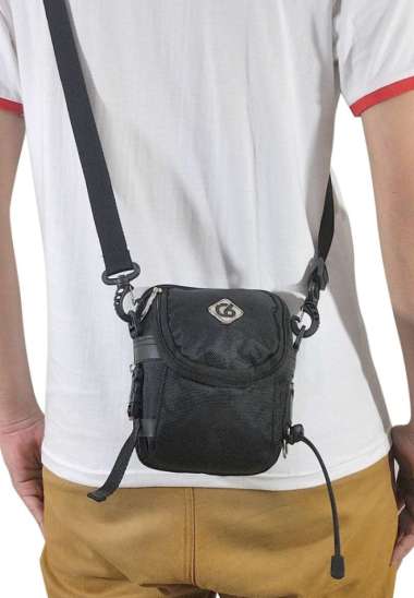 sling bags hitam mini pria gaul / tas bandung original murah
