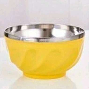H1133 Mangkok Warni Stainless / Rice Bowl / Color Bowl / Mangkok Nasi / Tempat Makanan Bentuk Bulat 