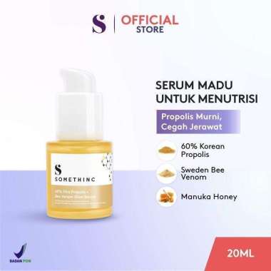 SOMETHINC 60% Vita Propolis + Bee Venom Glow Serum Skincare Jerawat 20ml