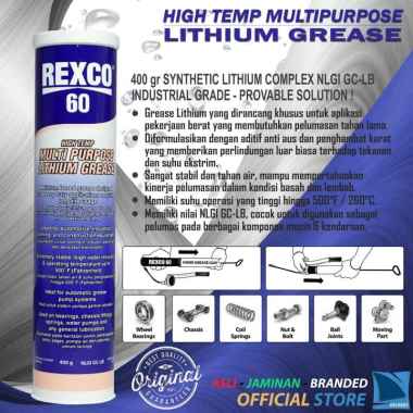Minyak Gemuk 400 gram Anti Panas 500°F / NLGI GC-LB High Temp Lithium Grease REXCO 60