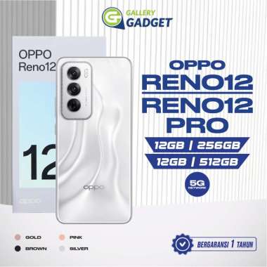 OPPO Reno 12 Reno 12 Pro 5G 12/256 12/512 RAM 12 ROM 256 512 HP Smartphone Android Reno12Pro - 12/51