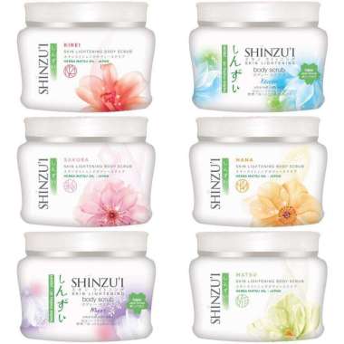 (MURAH) - Shinzui Body Scrub 200gr (besar) Sakura - Pink