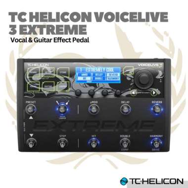 TC-Helicon VoiceLive 3 Extreme Guitar and Vocal Effects Processor Pedal