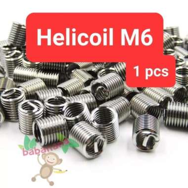 Helicoil M6 Stainless Steel 304 coil wire insert thread repair kawat