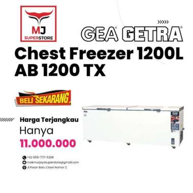 FREEZER GEA 1200 CHEST FREEZER GEA AB1200TX
