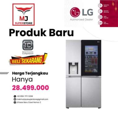 KULKAS LG INSTAVIEW SIDE BY SIDE GC-X257CSEW