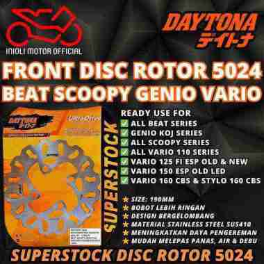 PIRINGAN CAKRAM DEPAN DAYTONA BEAT SCOOPY GENIO STYLO VARIO 110 125 150 160 CBS FI ESP CARBU OLD BOH