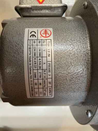 Dinamo blower YF-50 0,05KW 3phase 2P 220v/380v made in taiwan